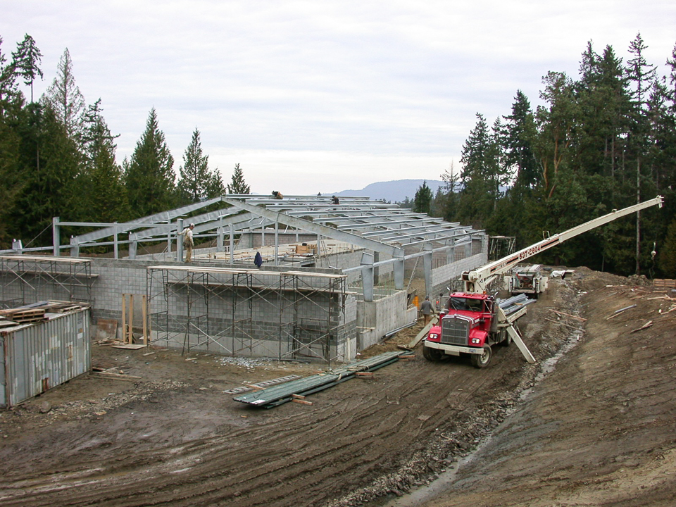 Construction of sablefish hatchery, Canada